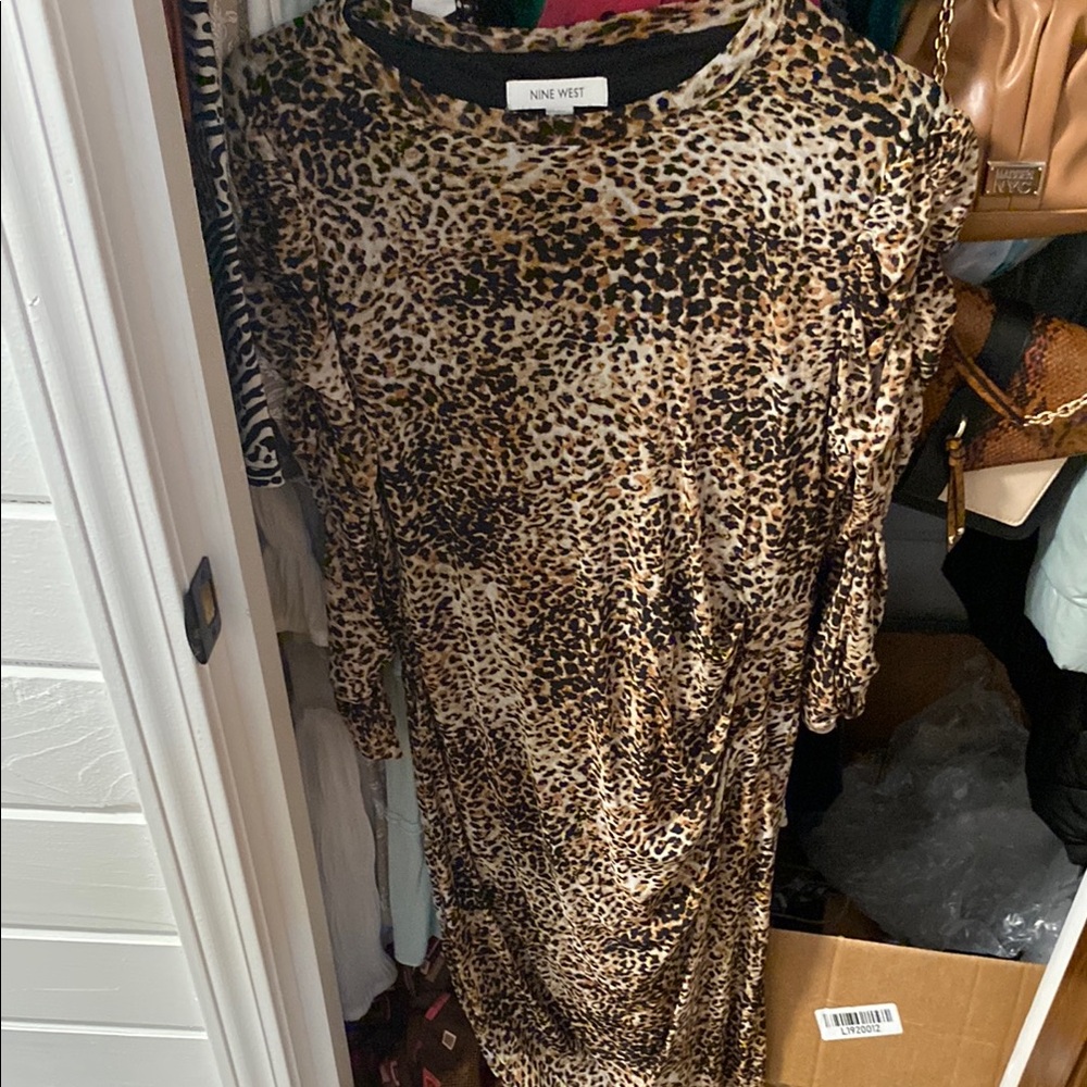 Nine West Leopard Print Women's Top